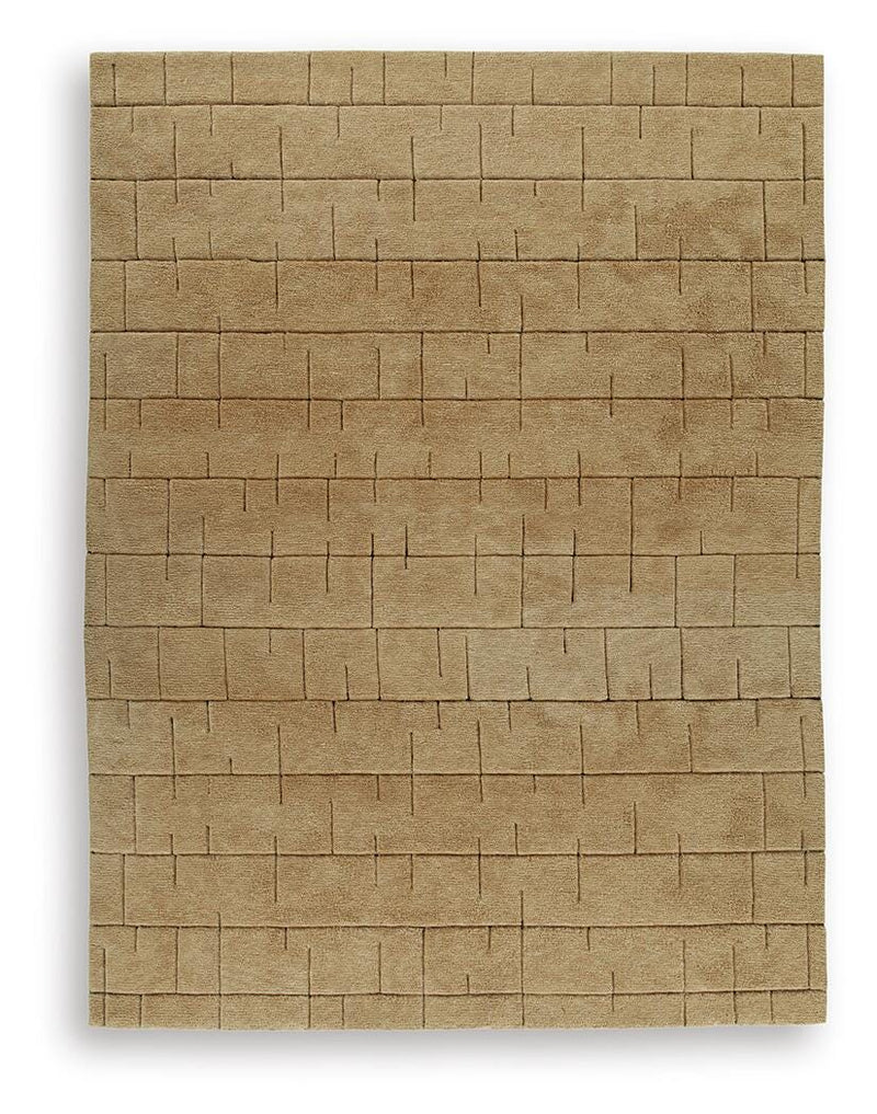 Luzmont Golden Brown Extra Large Rug - R408370