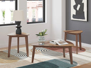 Lyncott Brown Table (Set of 3) - T135-13
