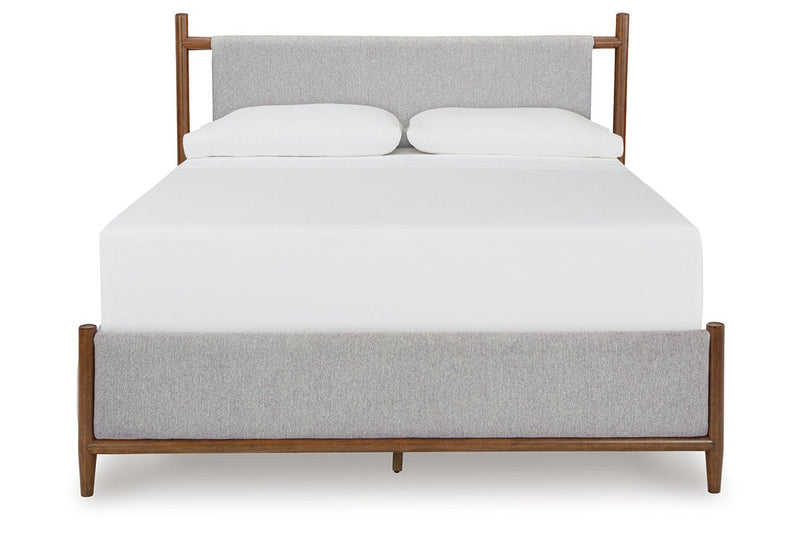 Lyncott Brown Upholstered Panel Bedroom Set - Gate FurnitureBedroom Set