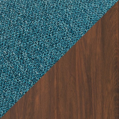 Lyncott Dining Table and 4 Chairs in Blue/Brown - Gate FurnitureDining Room Set