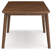 Lyncott Dining Table and 4 Chairs in Blue/Brown - Gate FurnitureDining Room Set