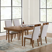 Lyncott Dining Table and 4 Chairs in Brown - Gate FurnitureDining Room Set