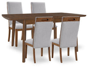 Lyncott Extension Dining Table and 4 Chairs - D615D19