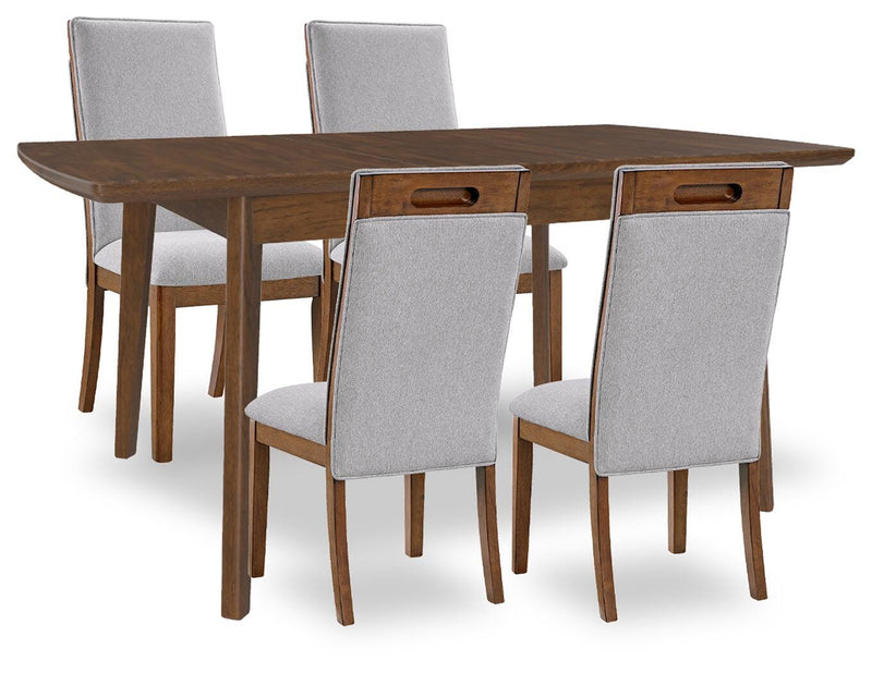 Lyncott Extension Dining Table and 4 Chairs - D615D19