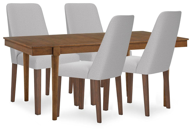 Lyncott Extension Dining Table and 4 Chairs - D615D23
