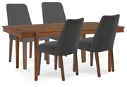 Lyncott Extension Dining Table and 4 Chairs - D615D25
