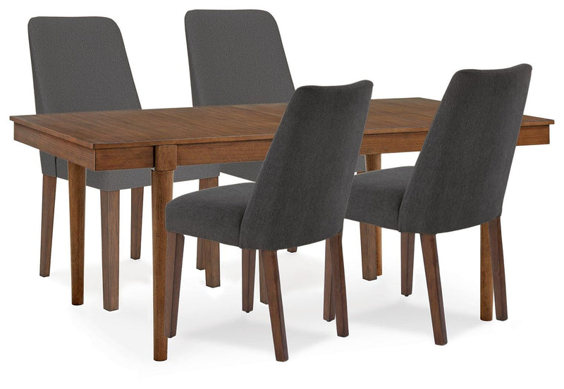 Lyncott Extension Dining Table and 4 Chairs - D615D25
