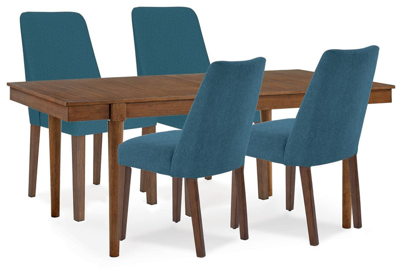 Lyncott Extension Dining Table and 4 Chairs - D615D27
