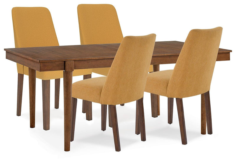 Lyncott Extension Dining Table and 4 Chairs - D615D29