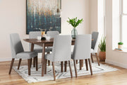 Lyncott Extension Dining Table and 6 Chairs - D615D14