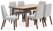 Lyncott Extension Dining Table and 6 Chairs - D615D14