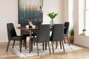 Lyncott Extension Dining Table and 6 Chairs - D615D16
