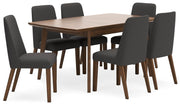 Lyncott Extension Dining Table and 6 Chairs - D615D16
