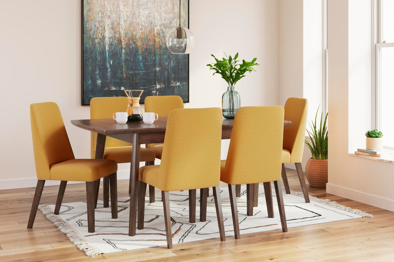 Lyncott Extension Dining Table and 6 Chairs - D615D18