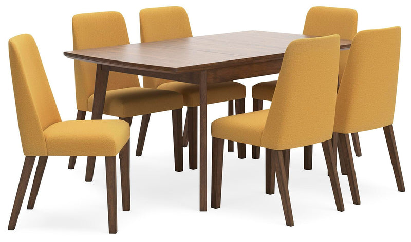 Lyncott Extension Dining Table and 6 Chairs - D615D18