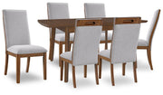 Lyncott Extension Dining Table and 6 Chairs - D615D20