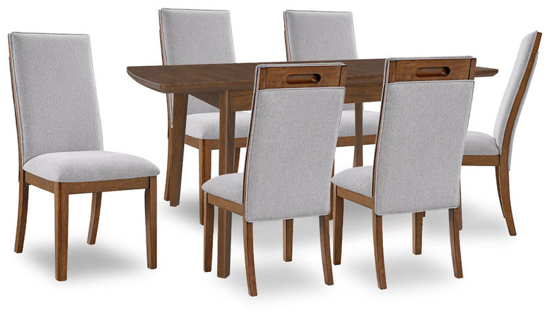 Lyncott Extension Dining Table and 6 Chairs - D615D20