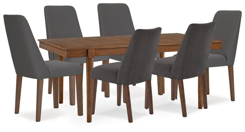 Lyncott Extension Dining Table and 6 Chairs - D615D26