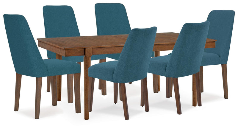 Lyncott Extension Dining Table and 6 Chairs - D615D28