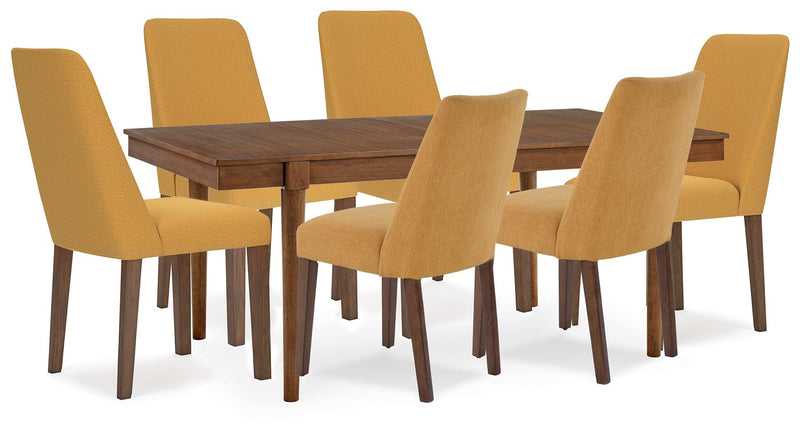 Lyncott Extension Dining Table and 6 Chairs - D615D30