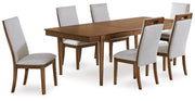 Lyncott Extension Dining Table and 6 Chairs - D615D31