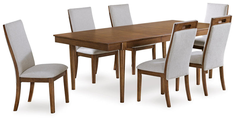 Lyncott Extension Dining Table and 6 Chairs - D615D31