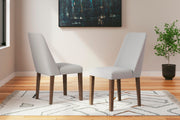Lyncott Gray/Brown Dining Chair (Set of 2) - D615-01X2