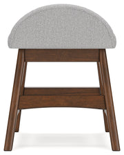 Lyncott Home Office Desk with Chair in Brown - PKG018520
