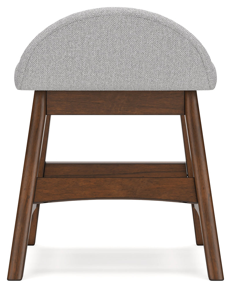 Lyncott Home Office Desk with Chair in Brown - PKG018520
