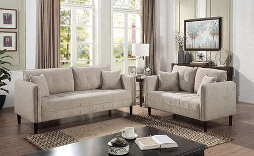 Lynda Light Gray Loveseat - CM6736LG-LV