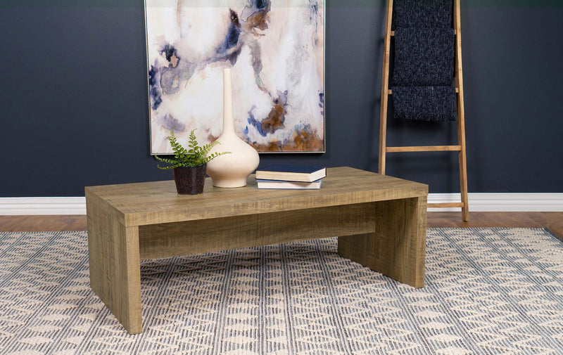 Lynette Rectangular Engineered Wood Coffee Table Mango - 704128