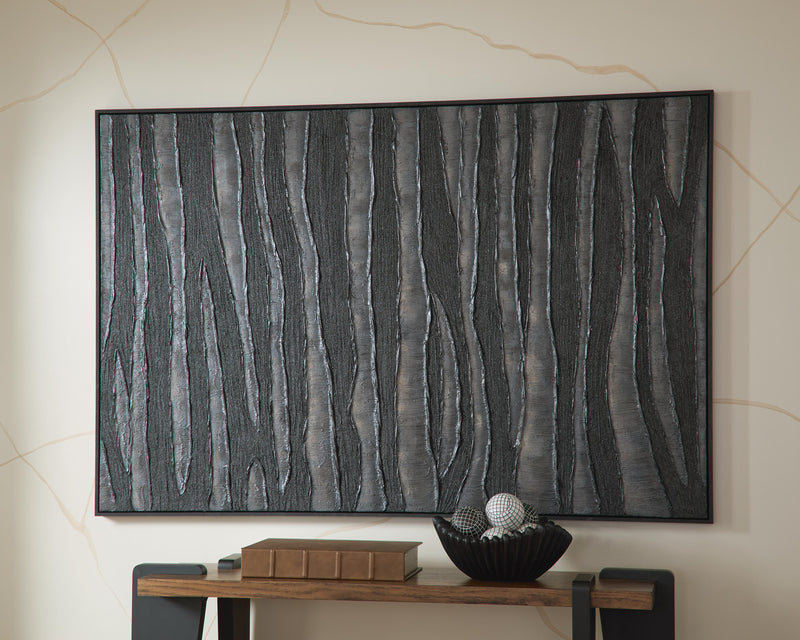 Lynnworth Black/Brown Wall Art - A8000532