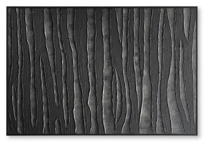 Lynnworth Black/Brown Wall Art - A8000532