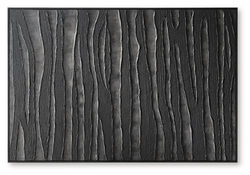 Lynnworth Black/Brown Wall Art - A8000532