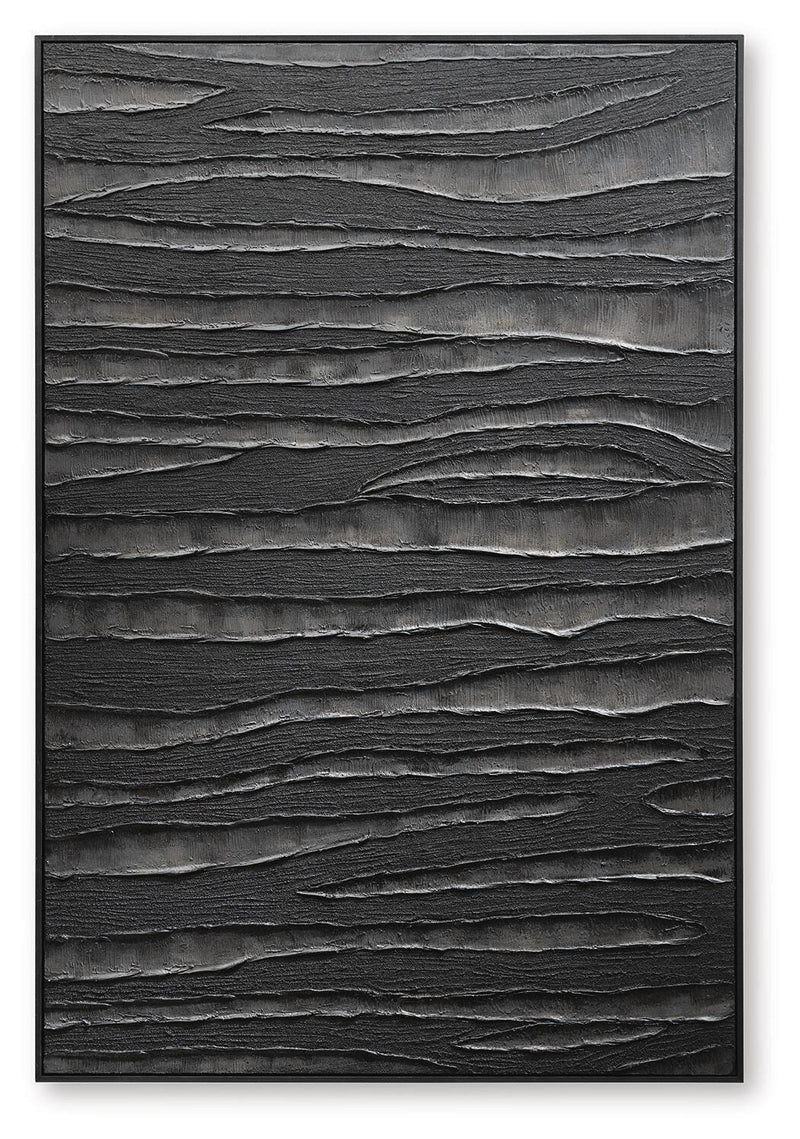 Lynnworth Black/Brown Wall Art - A8000532