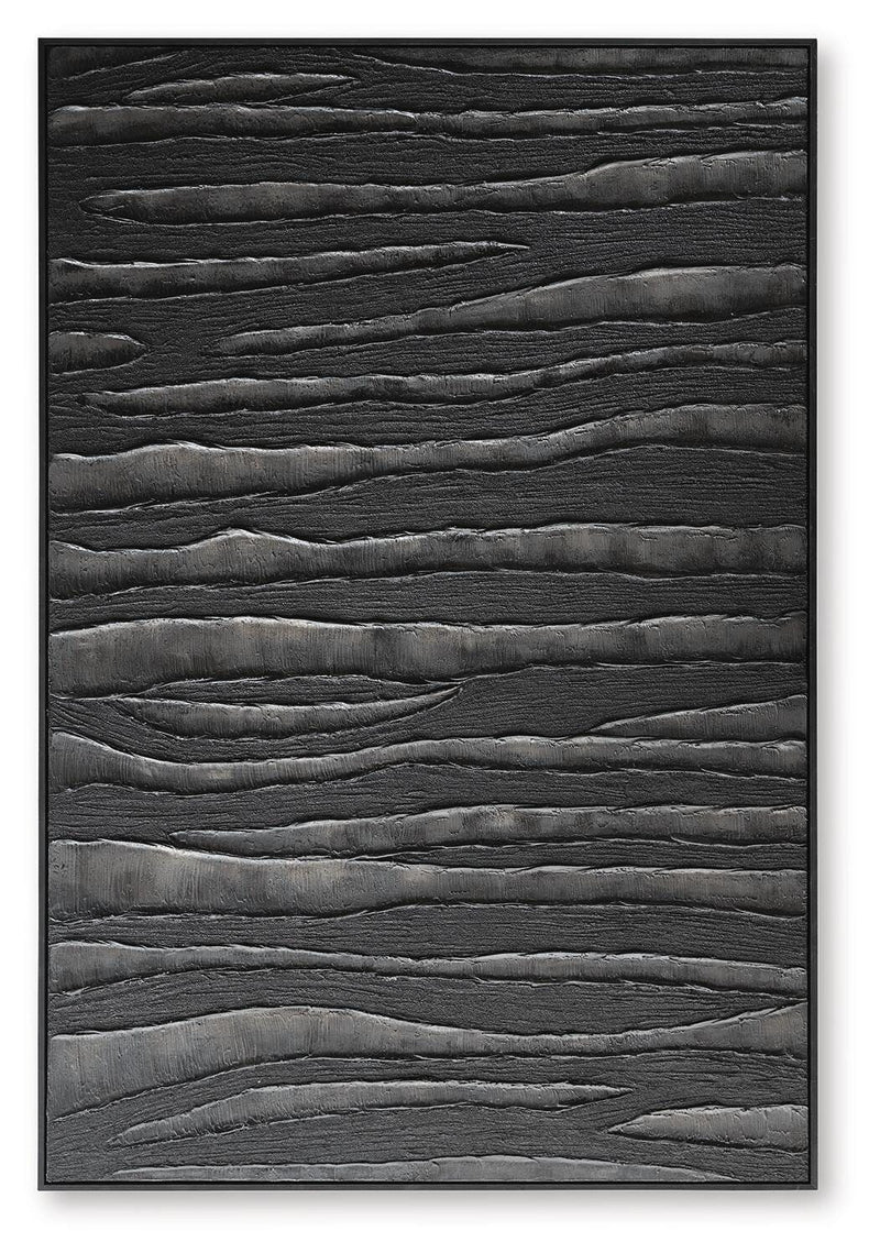 Lynnworth Black/Brown Wall Art - A8000532