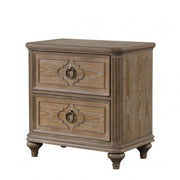 Lyris Rustic Oak Nightstand - FM7417AK-N