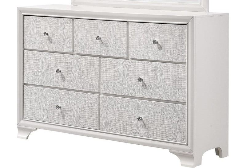 Lyssa Frost LED Panel Bedroom Set - Gate FurnitureBedroom Set