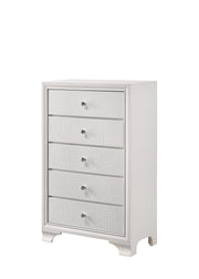 Lyssa Frost LED Upholstered Panel Bedroom Set - Gate FurnitureBedroom Set
