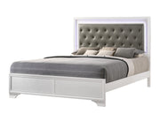 Lyssa Frost LED Upholstered Panel Bedroom Set - Gate FurnitureBedroom Set