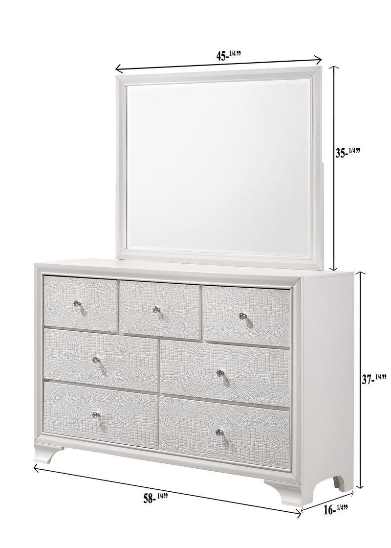 Lyssa Frost LED Upholstered Panel Youth Bedroom Set - Gate FurnitureYouth Bedroom Set