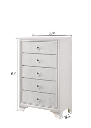 Lyssa Frost LED Upholstered Panel Youth Bedroom Set - Gate FurnitureYouth Bedroom Set