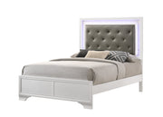 Lyssa Frost LED Upholstered Panel Youth Bedroom Set - Gate FurnitureYouth Bedroom Set