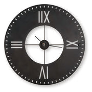 Lytle Antique Brown Wall Clock - A8010453
