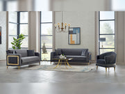 Mabel Convertible Sofa in Beige - 200-SIM-MAB-VELVET260-3