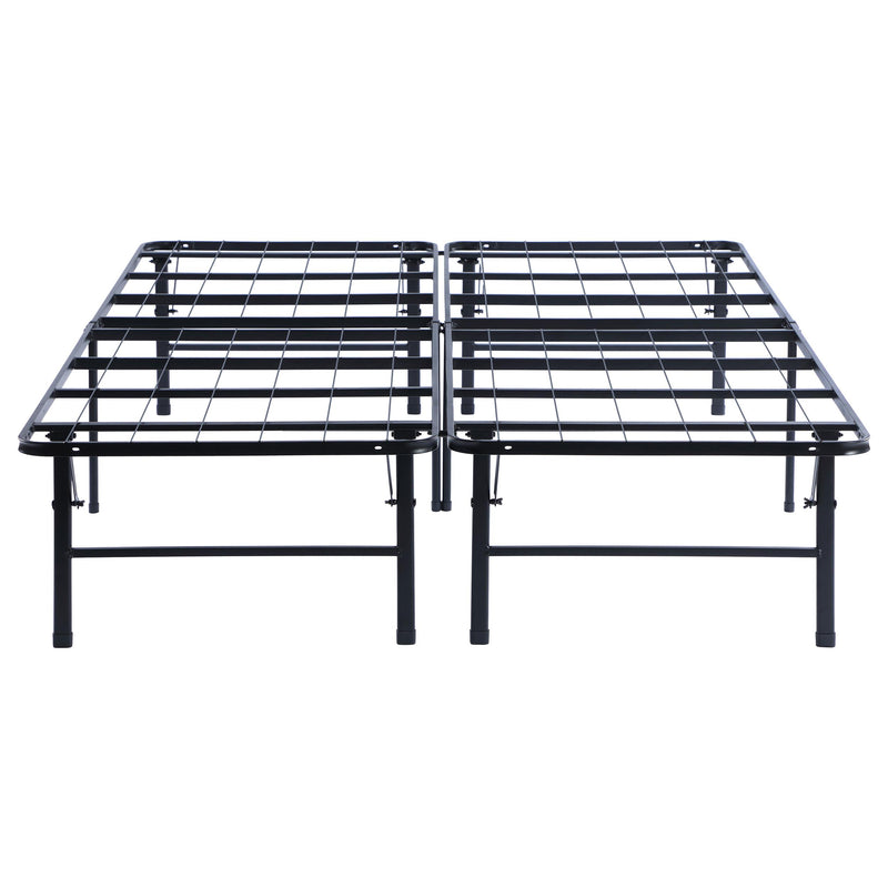 Mabel Metal Eastern King Mattress Support Platform Bed Black - 305957KE