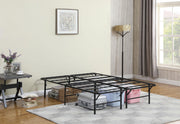 Mabel Metal Queen Mattress Support Platform Bed Black - 305957Q