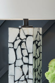 Macaria White/Black Table Lamp - L429044