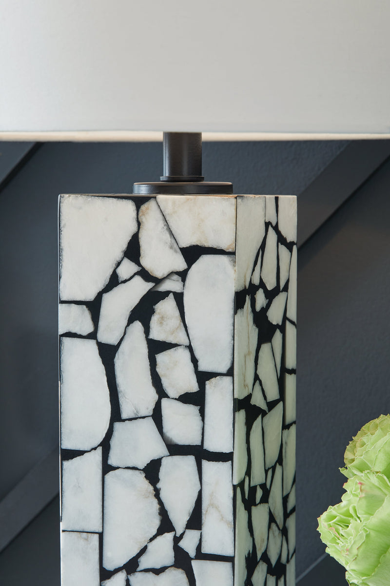 Macaria White/Black Table Lamp - L429044