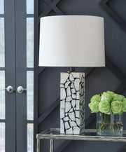 Macaria White/Black Table Lamp (Set of 2) - L429044X2